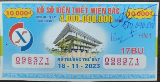 Vé số kiến thiết miền Bắc